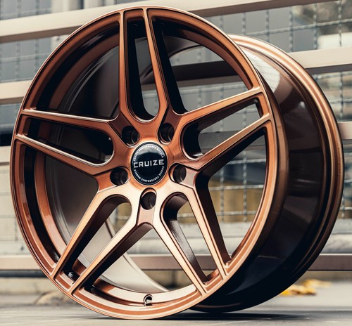 Bronze castor alloy wheels - alloy,